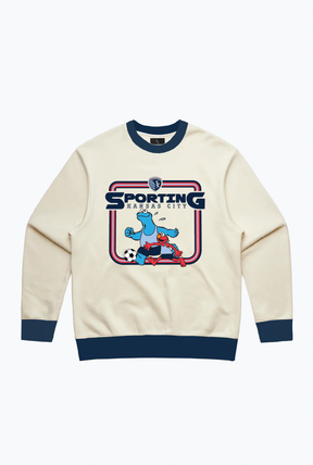 Sporting Kansas City x Sesame Street Crewneck - Ivory