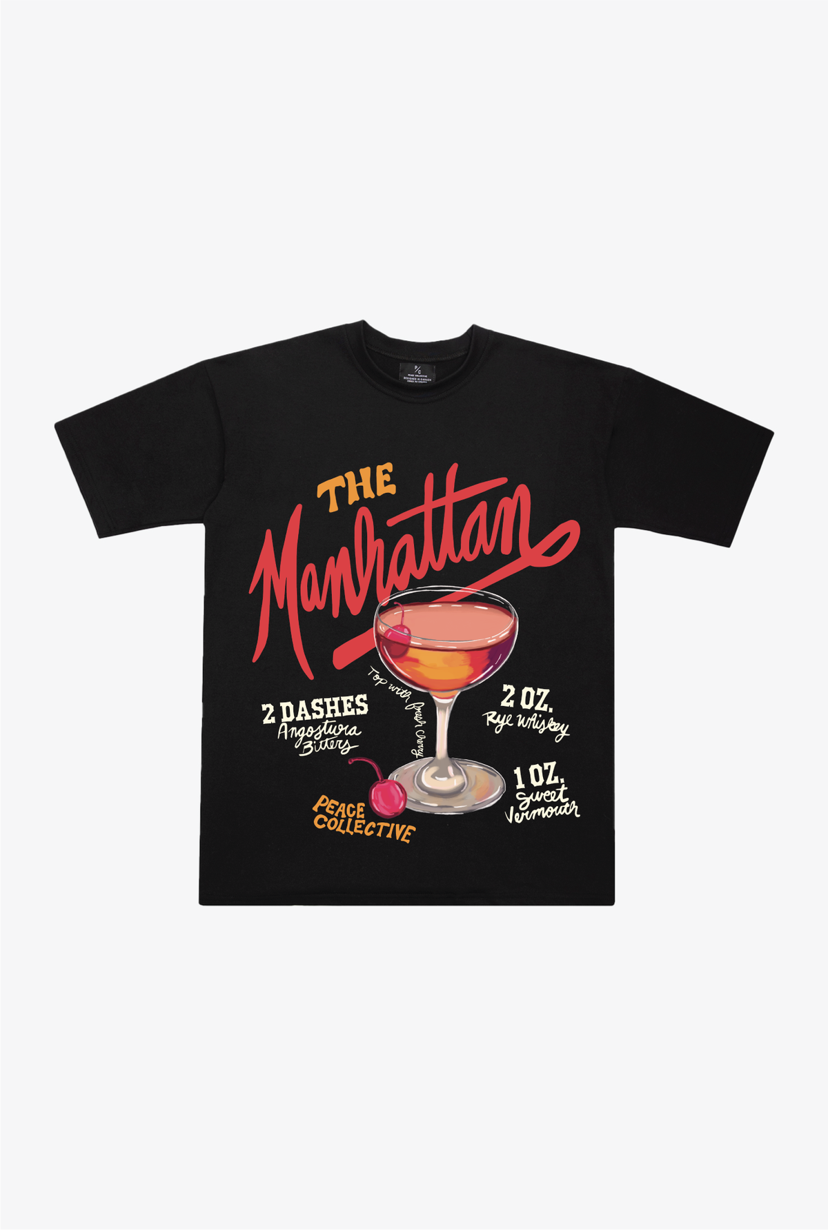 Manhattan Heavyweight T-Shirt - Black