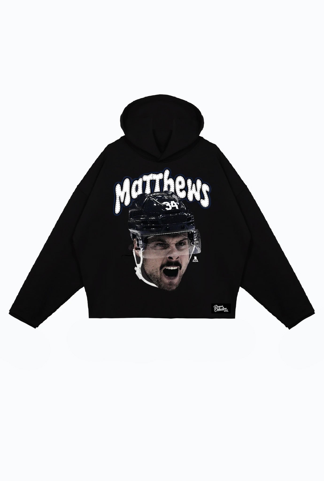 Sweat à capuche décontracté Auston Matthews - Noir