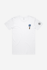 Dallas Mavericks Spinning Ball T-Shirt - White