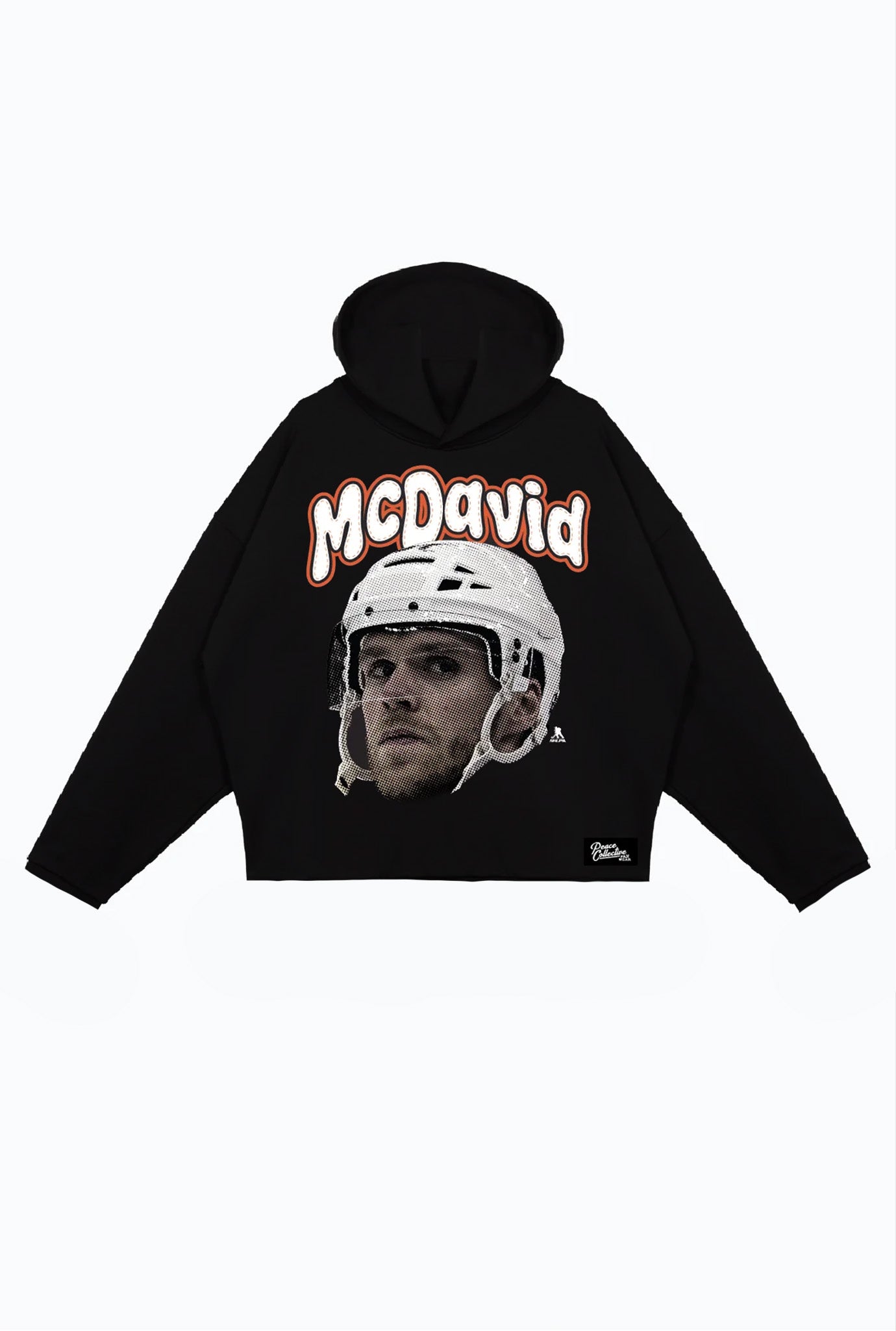 Sudadera relajada Connor McDavid - Negra
