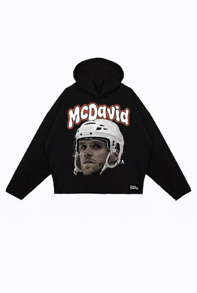 Sudadera relajada Connor McDavid - Negra