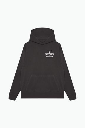 Mental Health is Health Heavyweight Pigment Dye Hoodie - Black