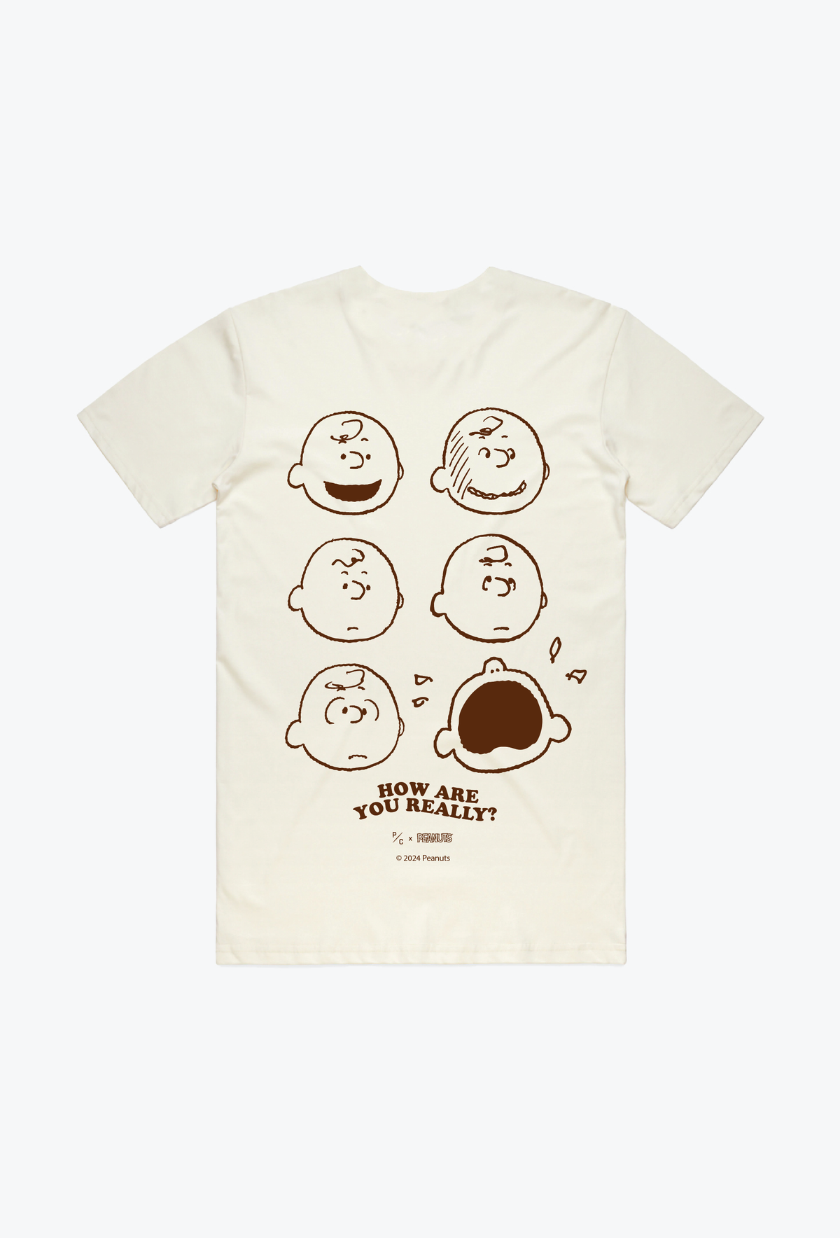 P/C x Peanuts How Are You Really? T-Shirt - Ivory