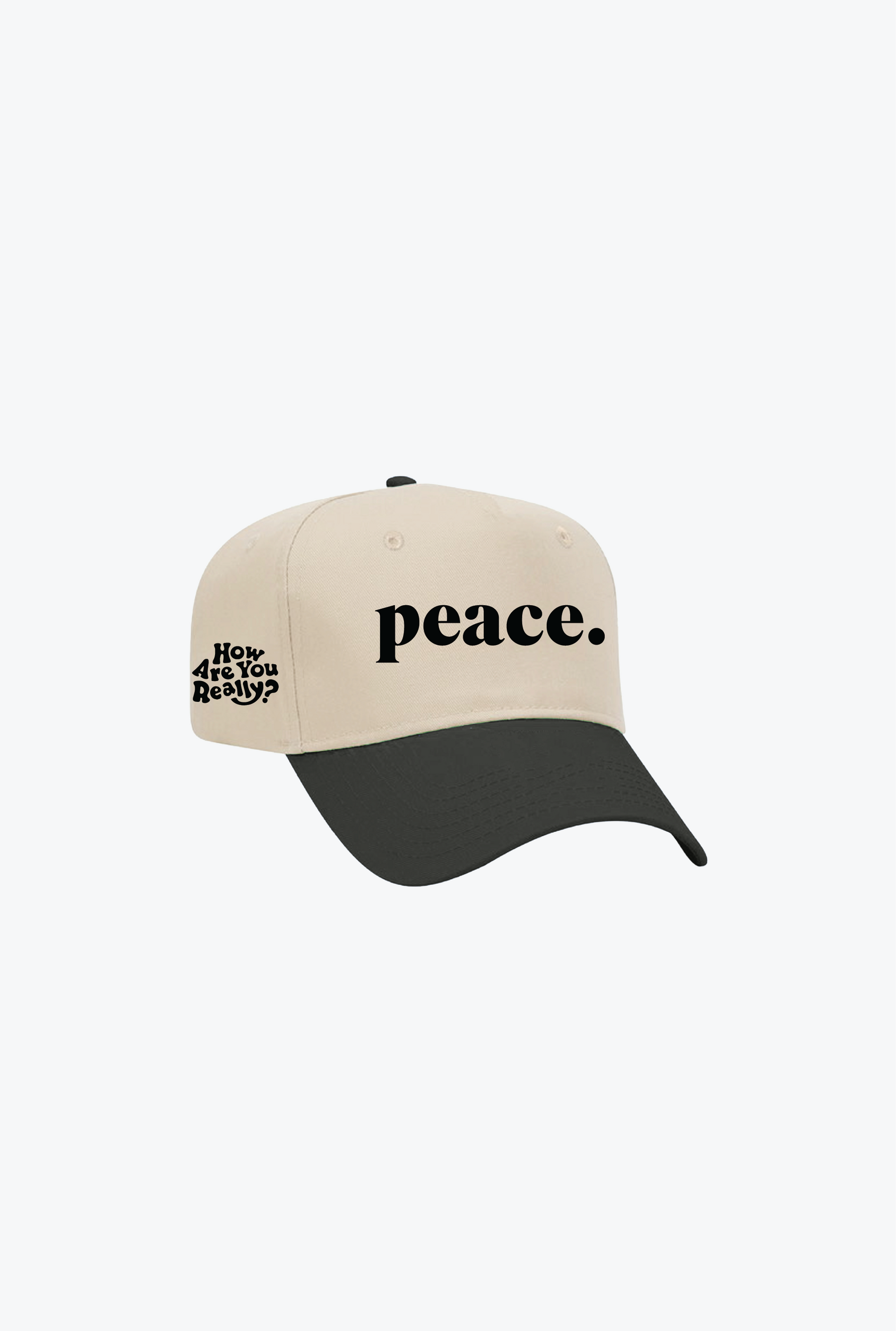 Peace How Are You Really 9FORTY Adjustable Cap - Black