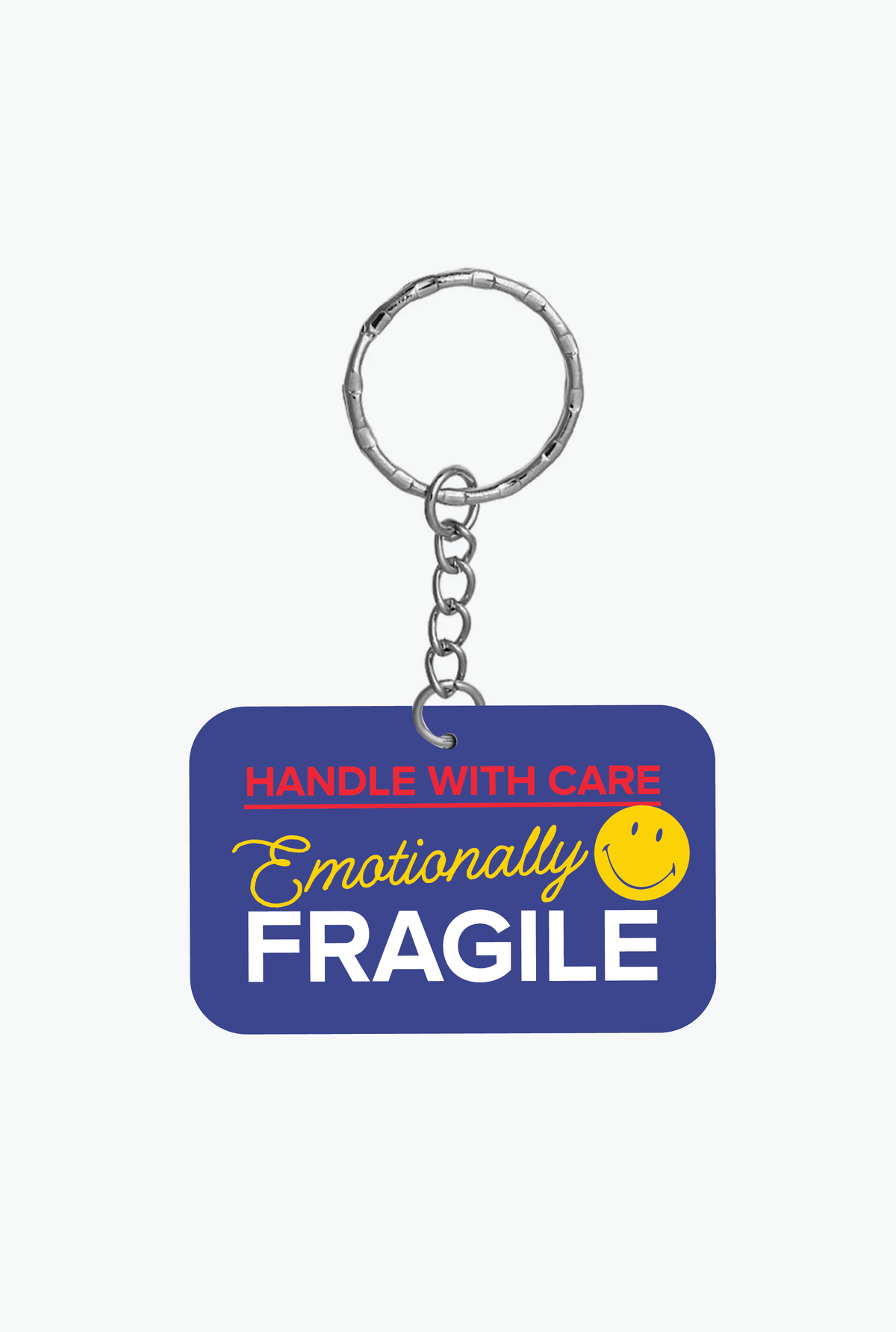 Emotionally Fragile Keychain - Royal