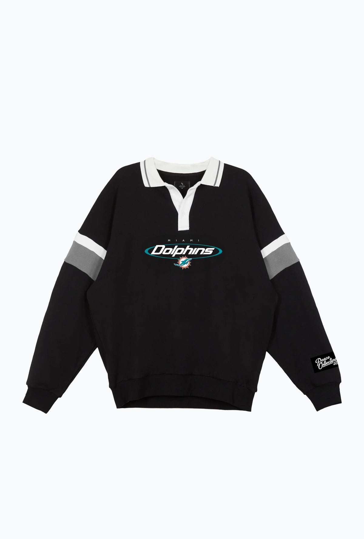 Miami Dolphins Oversized Rugby - Black