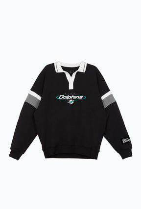 Miami Dolphins Oversized Rugby - Black