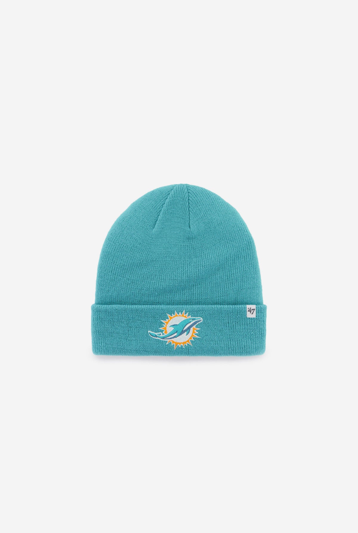 Miami Dolphins Raised Cuff Knit Hat - Teal