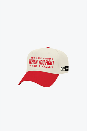 P/C x Muhammad Ali A-Frame Cap - Ivory / Red