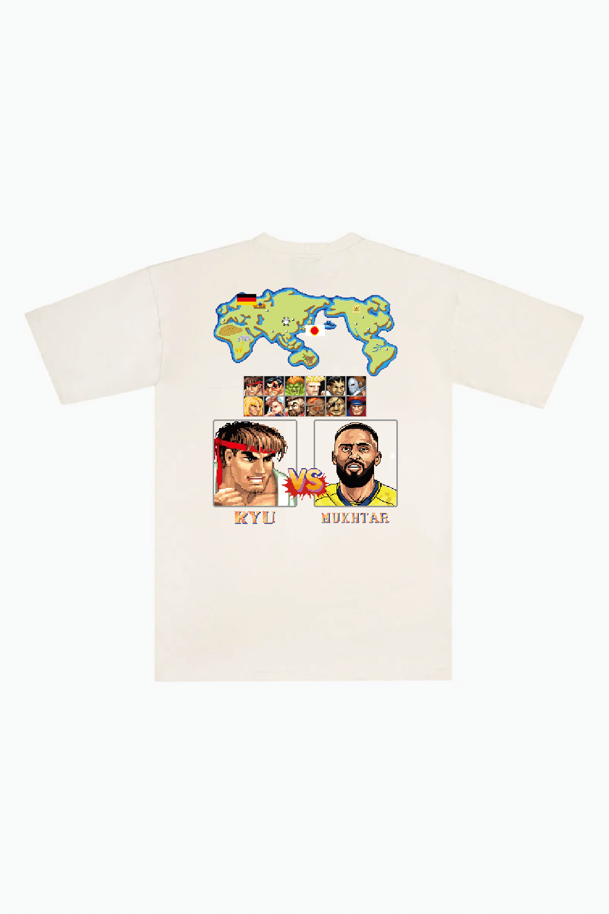 Nashville SC x Street Fighter Select Premium T-Shirt - Ivory