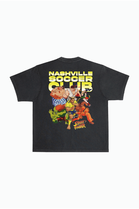 Nashville SC x Street Fighter All Fighters Premium T-Shirt - Black