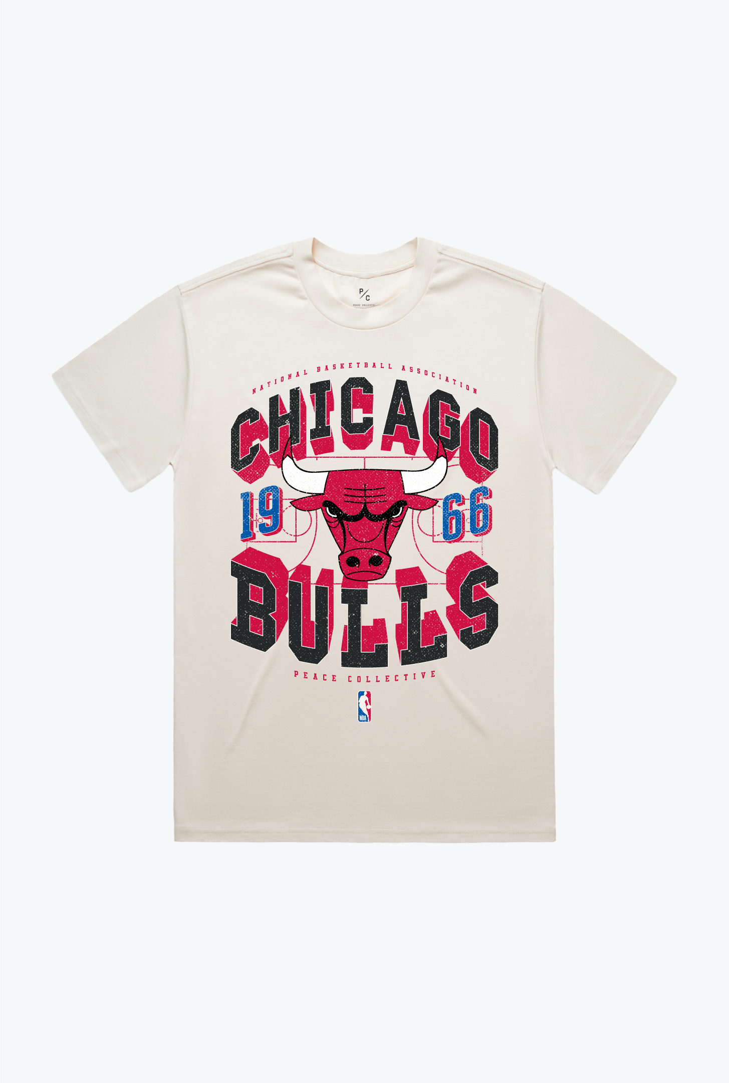 Chicago Bulls Court Premium T-Shirt - Ivory