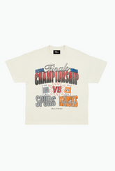 NBA Finals: San Antonio Spurs vs. New York Knicks Heavyweight T-Shirt - Icy Rock