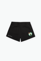 Boston Celtics Women's Fleece Shorts - Black