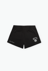 Brooklyn Nets Women's Fleece Shorts - Black