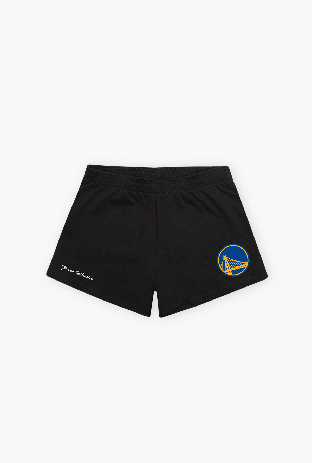 Golden State Warriors Women's Fleece Shorts - Black