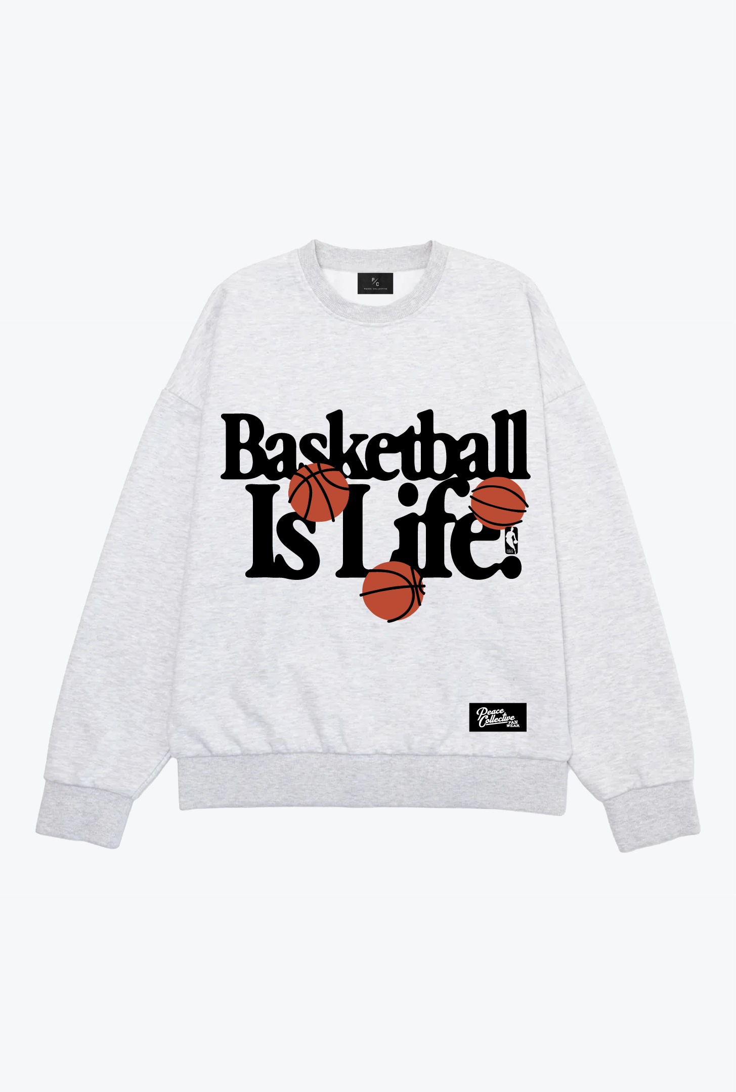 Basketball is Life SuperHeavy™️ Crewneck - Ash