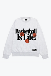 Basketball is Life SuperHeavy™️ Crewneck - Ash