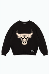 Chicago Bulls Knit Sweater - Black