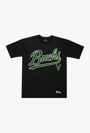 Milwaukee Bucks Spirit Heavyweight T-Shirt - Black