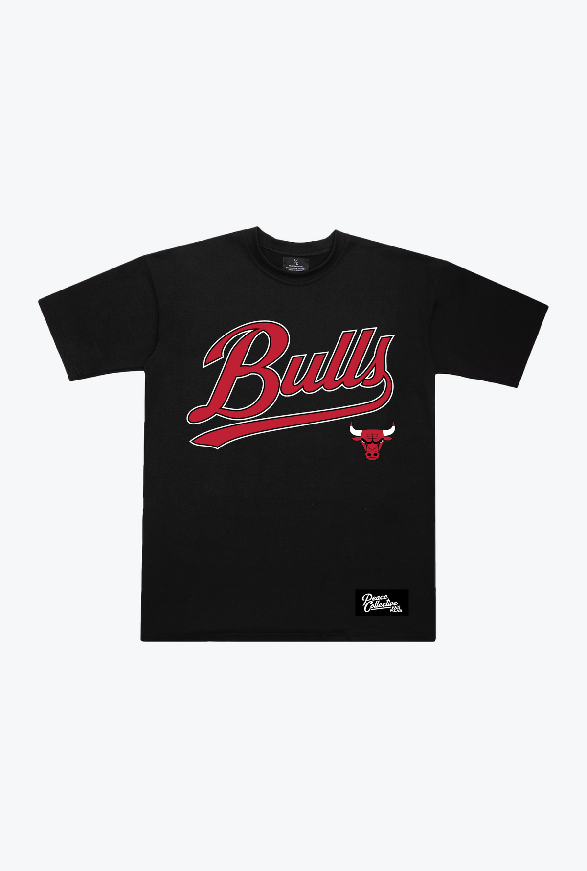 Chicago Bulls Spirit Heavyweight T-Shirt - Black