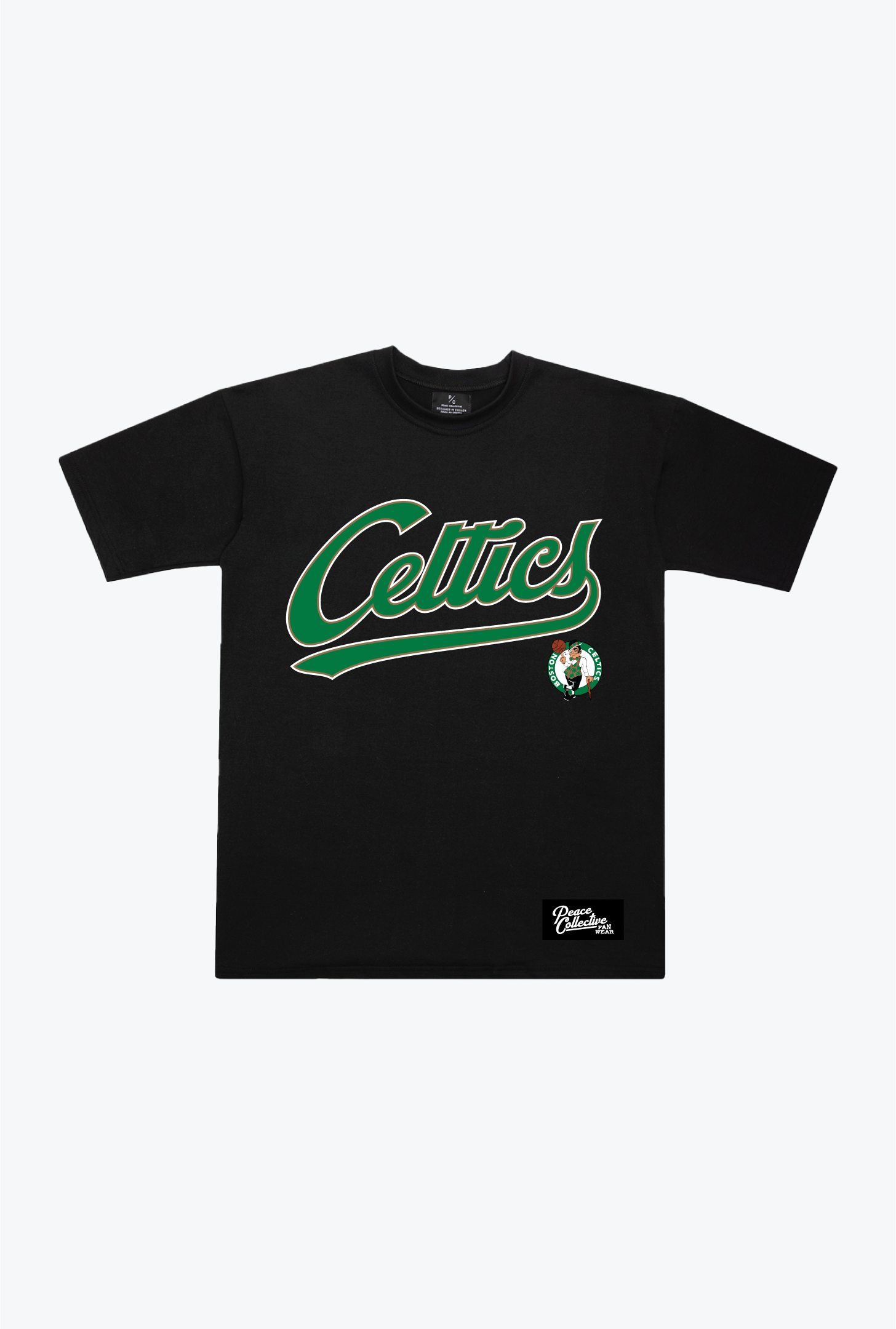 Boston Celtics Spirit Heavyweight T-Shirt - Black