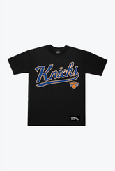 New York Knicks Spirit Heavyweight T-Shirt - Black