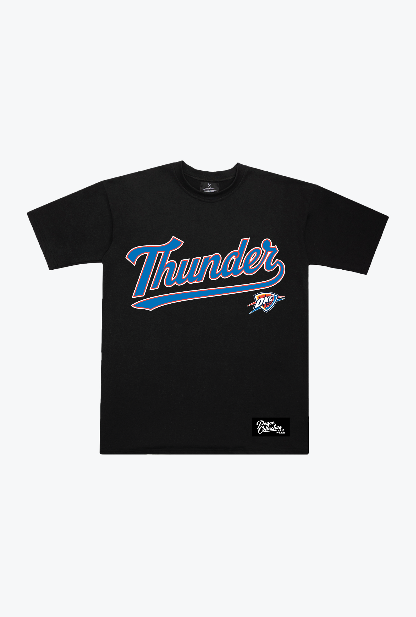 Oklahoma City Thunder Spirit Heavyweight T-Shirt - Black