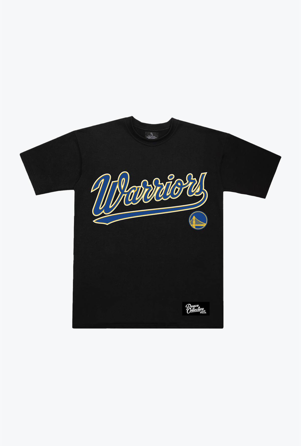 Golden State Warriors Spirit Heavyweight T-Shirt - Black
