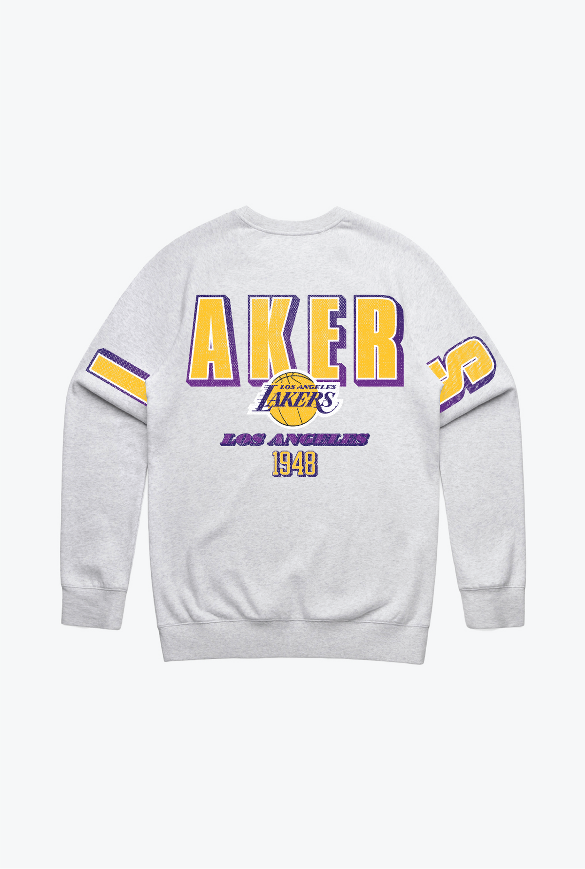 Los Angeles Lakers Spirit Crewneck - Ash