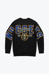 Denver Nuggets Spirit Crewneck - Black