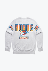 Oklahoma City Thunder Spirit Crewneck - Ash