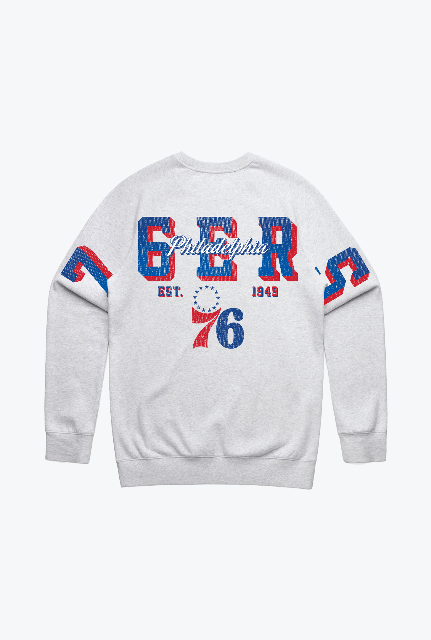 Philadelphia 76ers Spirit Crewneck - Ash