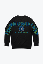 Minnesota Timberwolves Spirit Crewneck - Black
