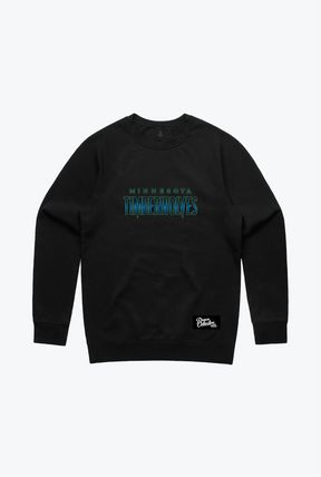 Minnesota Timberwolves Spirit Crewneck - Black