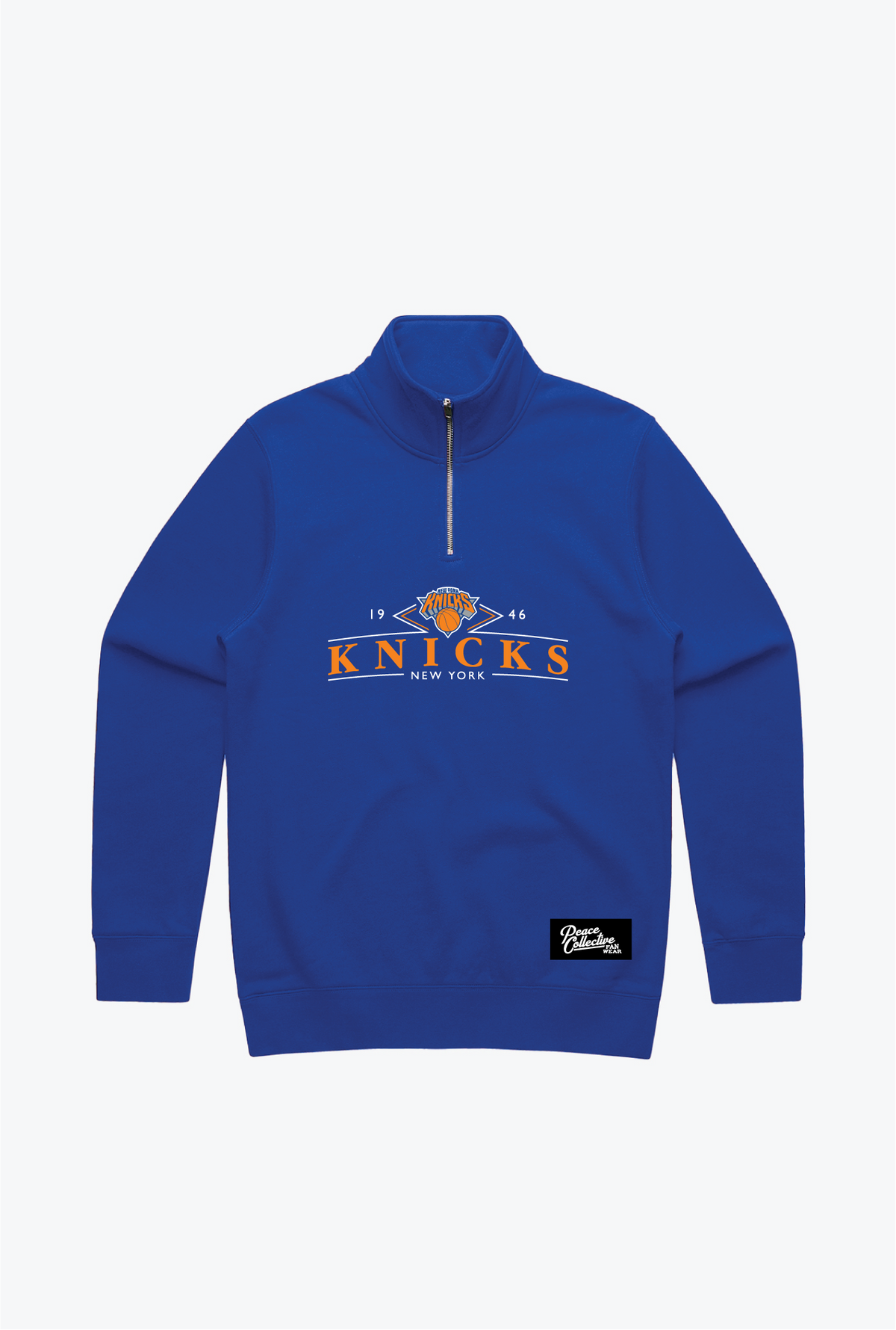 New York Knicks Vintage Quarter Zip - Royal