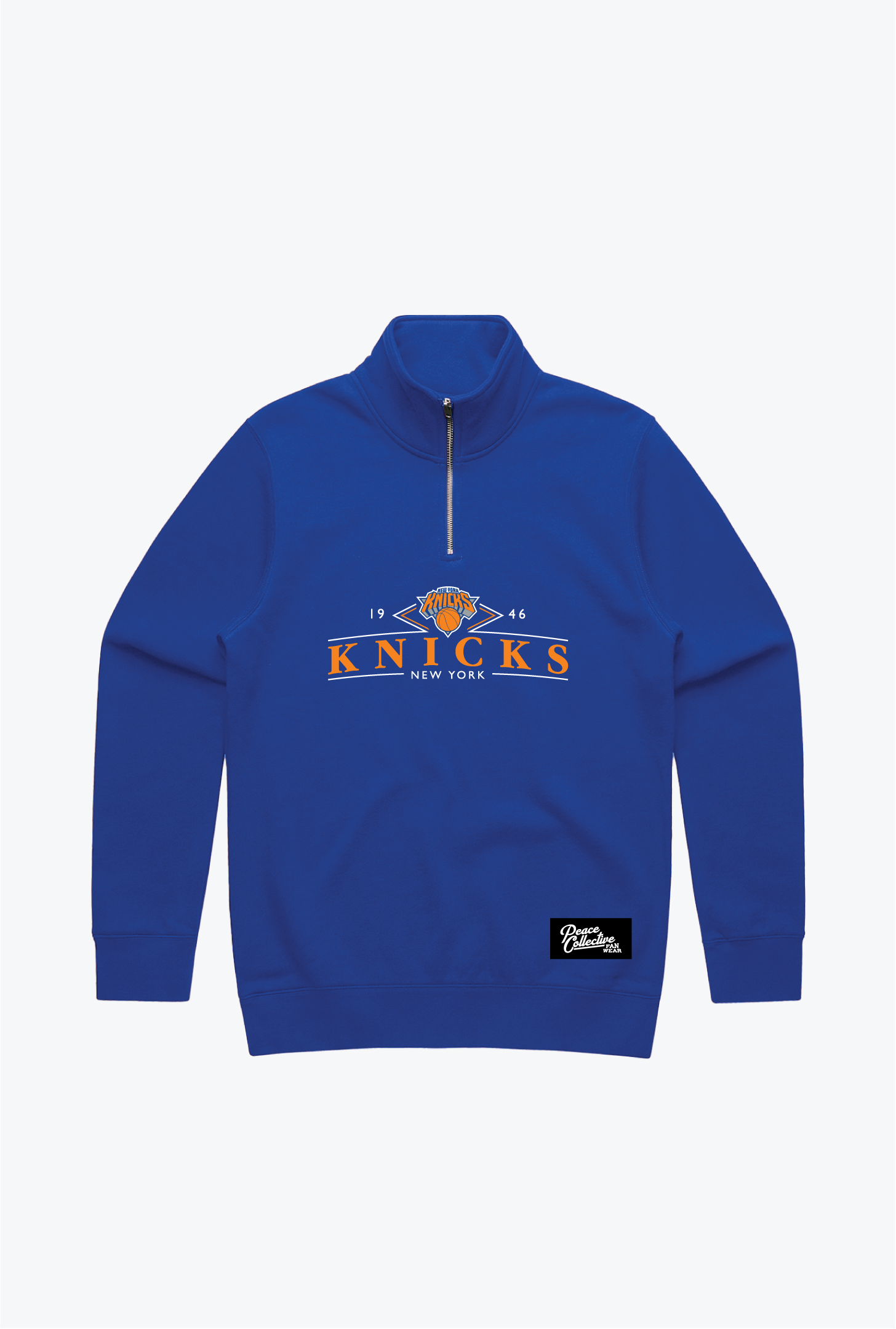 New York Knicks Vintage Quarter Zip - Royal