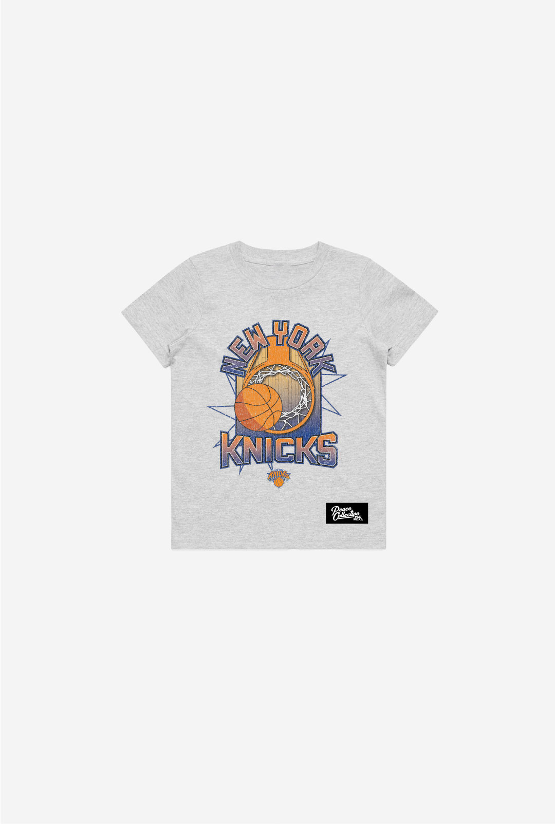 New York Knicks Vintage Clubhouse Kids T-Shirt - Ash