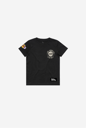 Los Angeles Lakers Stadium Varsity Kids T-Shirt - Black