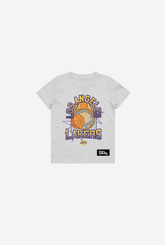 Los Angeles Lakers Vintage Clubhouse Kids T-Shirt - Ash