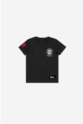 Toronto Raptors Stadium Varsity Kids T-Shirt - Black