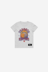 Toronto Raptors Vintage Clubhouse Kids T-Shirt - Ash