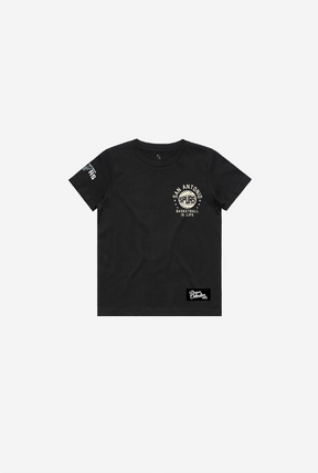 San Antonio Spurs Stadium Varsity Kids T-Shirt - Black