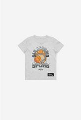 San Antonio Spurs Vintage Clubhouse Kids T-Shirt - Ash
