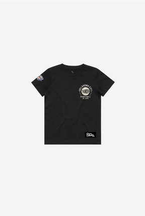 Oklahoma City Thunder Stadium Varsity Kids T-Shirt - Black