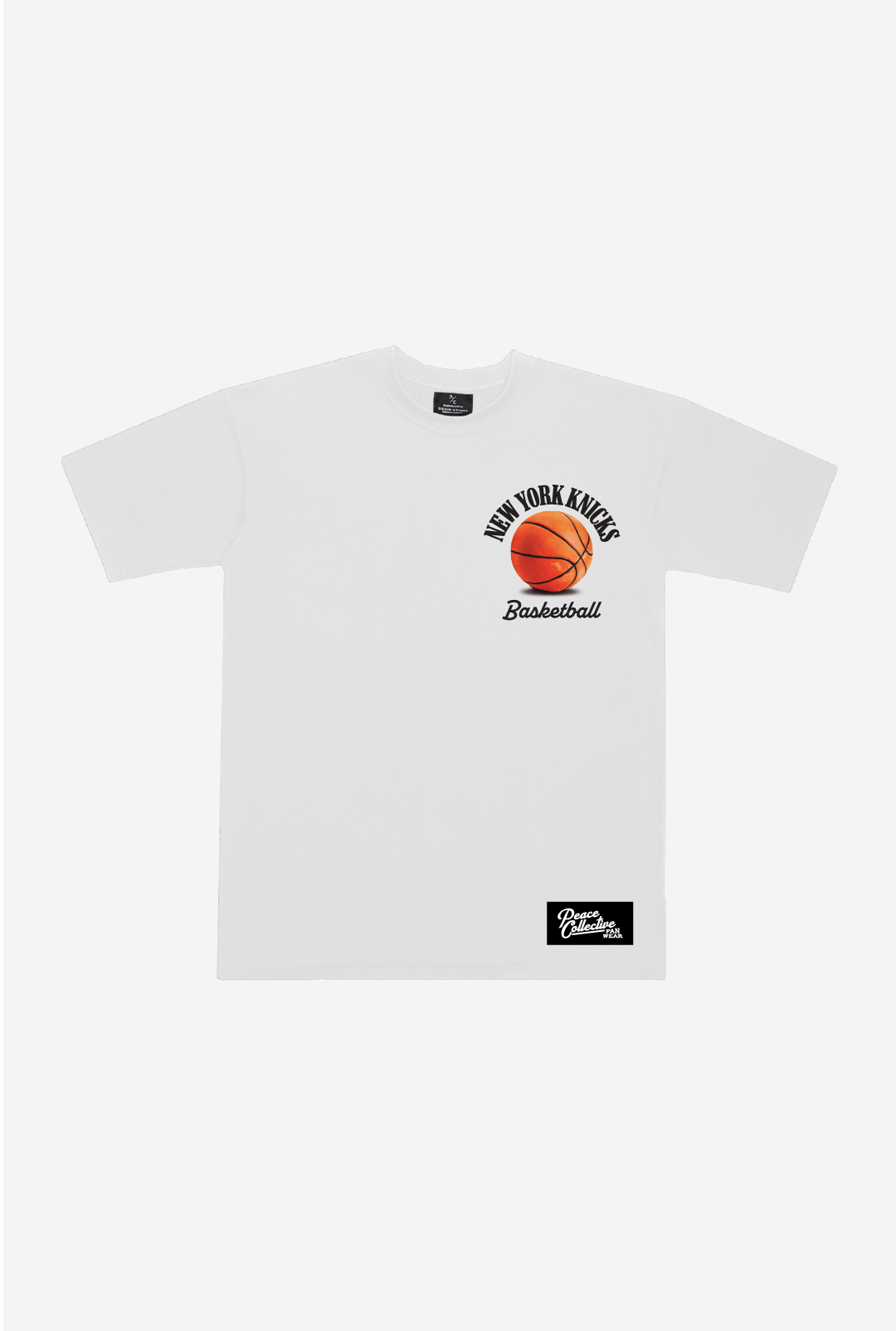 New York Knicks Fanleisure Heavyweight T-Shirt - White