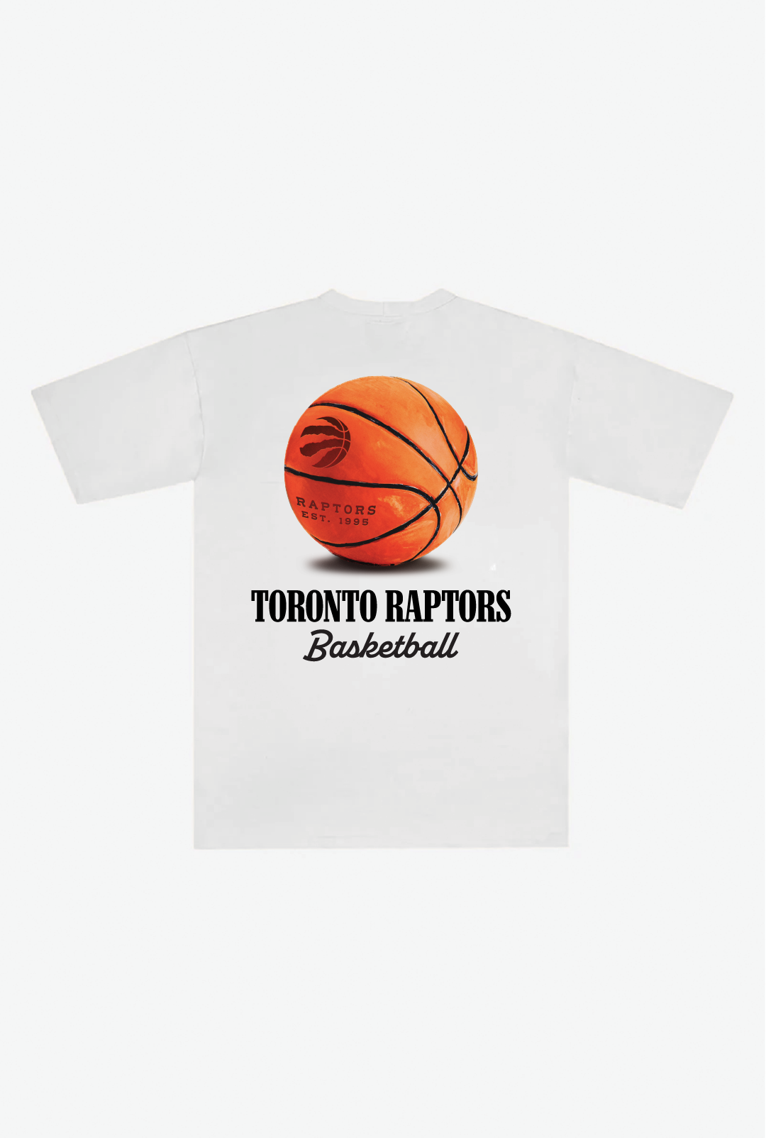 Toronto Raptors Fanleisure Heavyweight T-Shirt - White