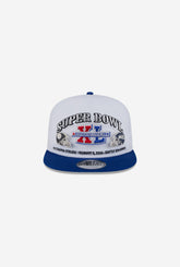 Super Bowl XL Championship Pin Golfer Hat - White
