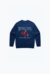 New England Revolution x Sesame Street Dribble Kids Crewneck - Blue